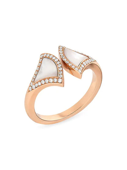 [Joyas Regalia]Anillo abierto Dream Mop con diamantes