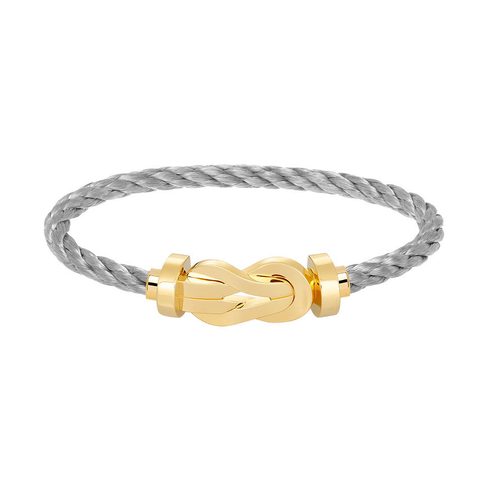 [Joyas Regalia] PULSERA GRANDE DE OCHO FIGURAS CON HEBILLA SIN DIAMANTES DE ORO