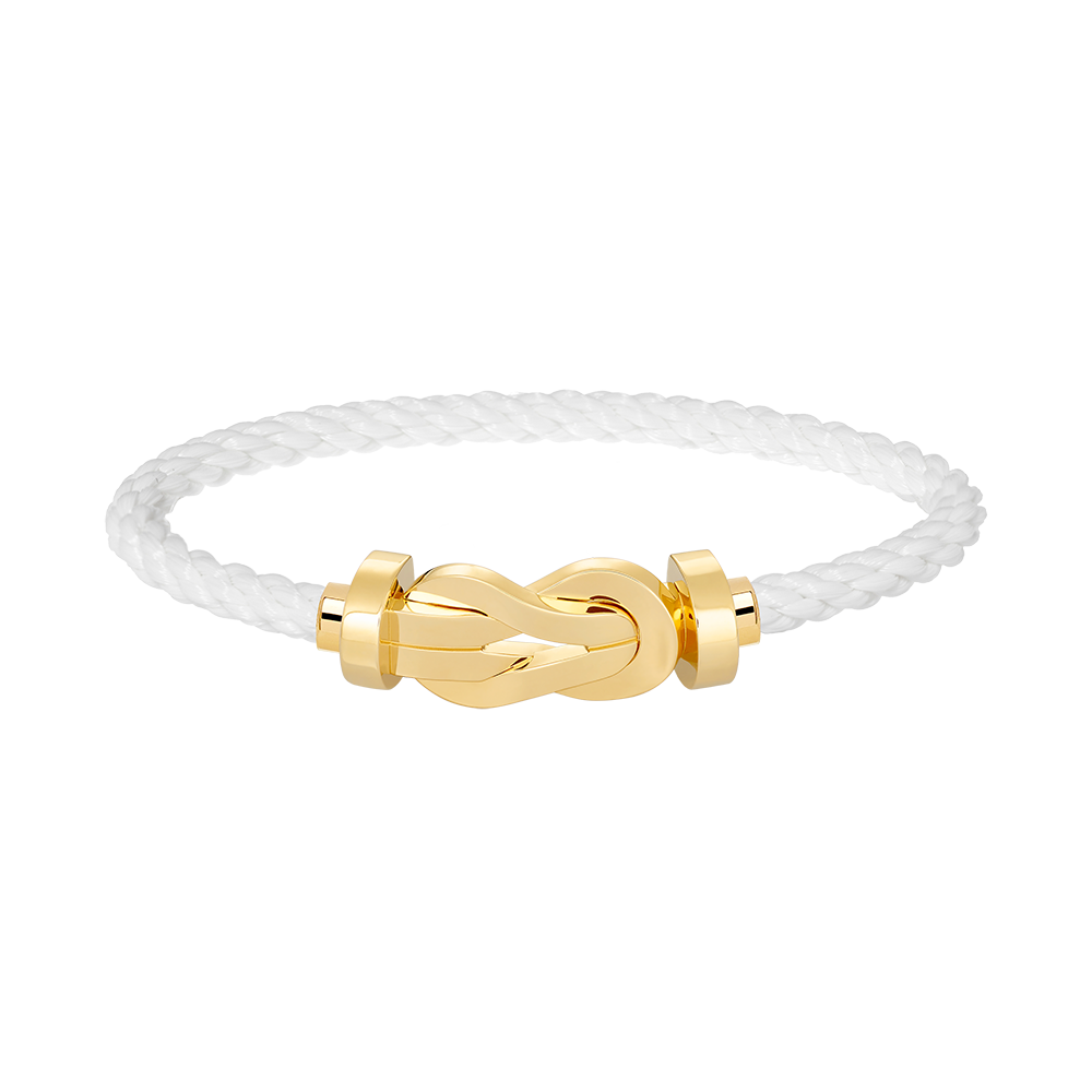[Joyas Regalia] PULSERA GRANDE DE OCHO FIGURAS CON HEBILLA SIN DIAMANTES DE ORO