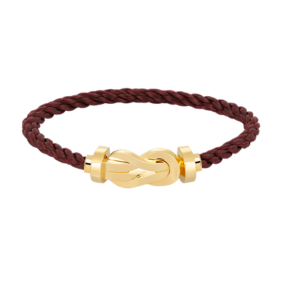 [Joyas Regalia] PULSERA GRANDE DE OCHO FIGURAS CON HEBILLA SIN DIAMANTES DE ORO