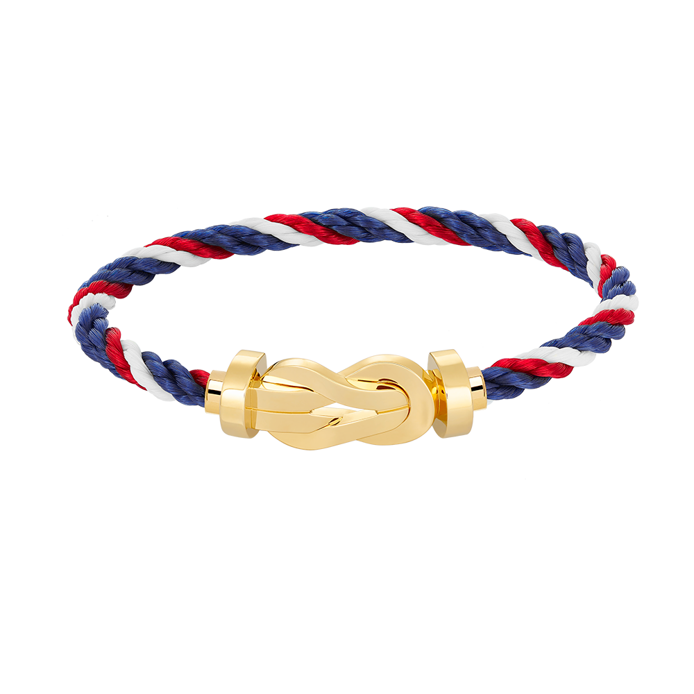 [Joyas Regalia] PULSERA GRANDE DE OCHO FIGURAS CON HEBILLA SIN DIAMANTES DE ORO
