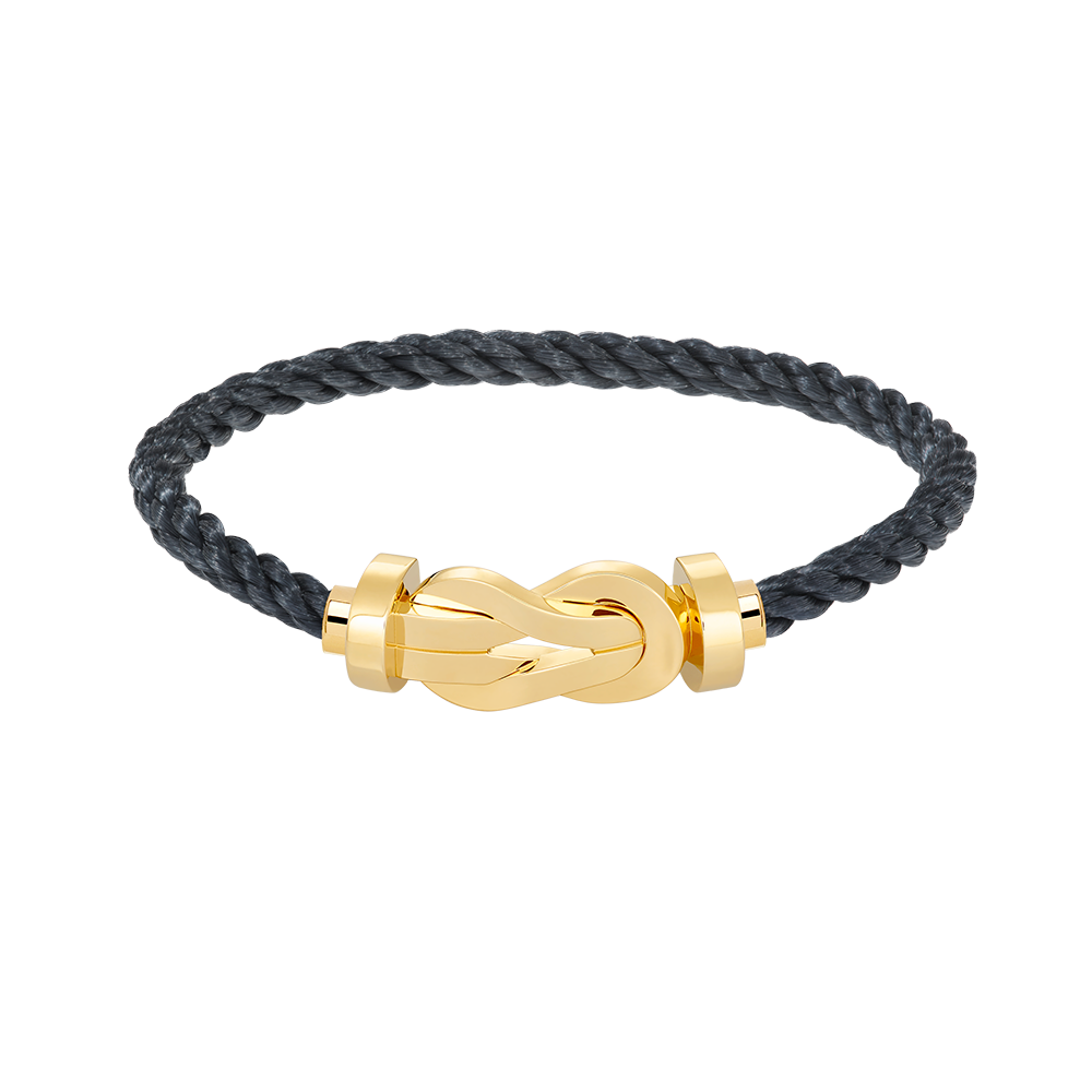 [Joyas Regalia] PULSERA GRANDE DE OCHO FIGURAS CON HEBILLA SIN DIAMANTES DE ORO
