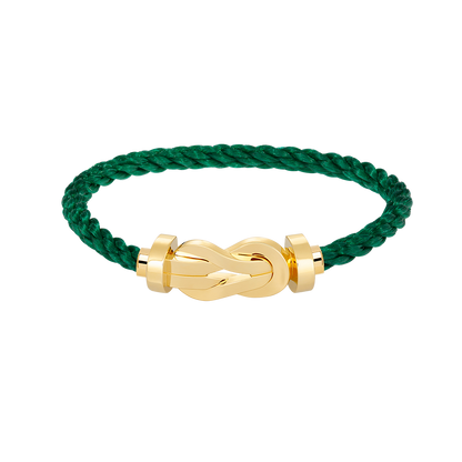 [Joyas Regalia] PULSERA GRANDE DE OCHO FIGURAS CON HEBILLA SIN DIAMANTES DE ORO
