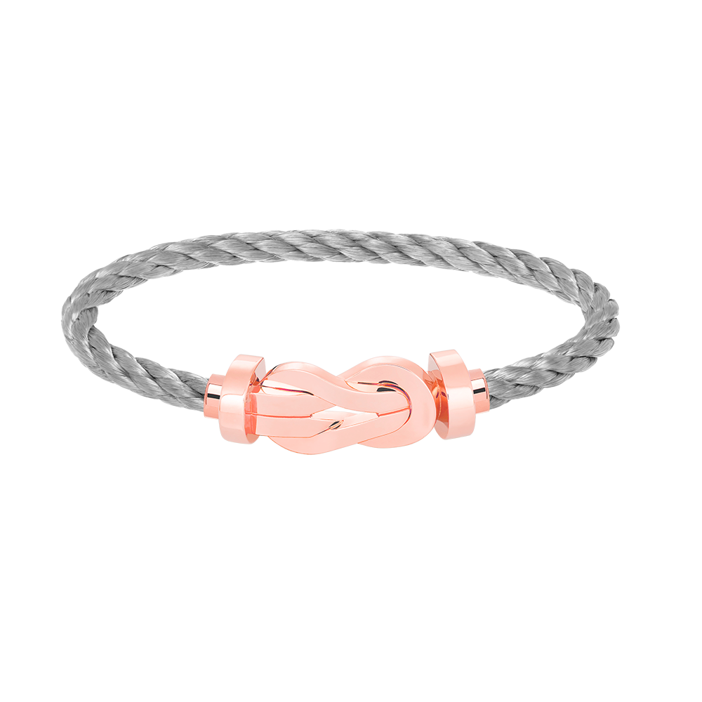 [Joyas Regalia] PULSERA GRANDE CHANCE DE 8 FIGURAS SIN DIAMANTES EN ORO ROSA