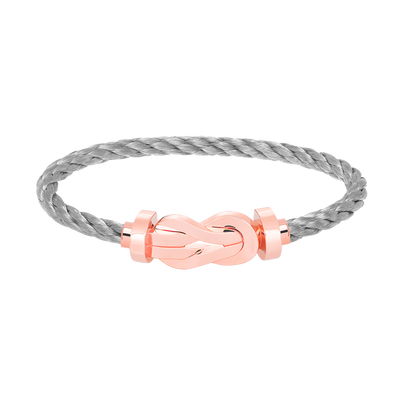 [Joyas Regalia] PULSERA GRANDE CHANCE DE 8 FIGURAS SIN DIAMANTES EN ORO ROSA