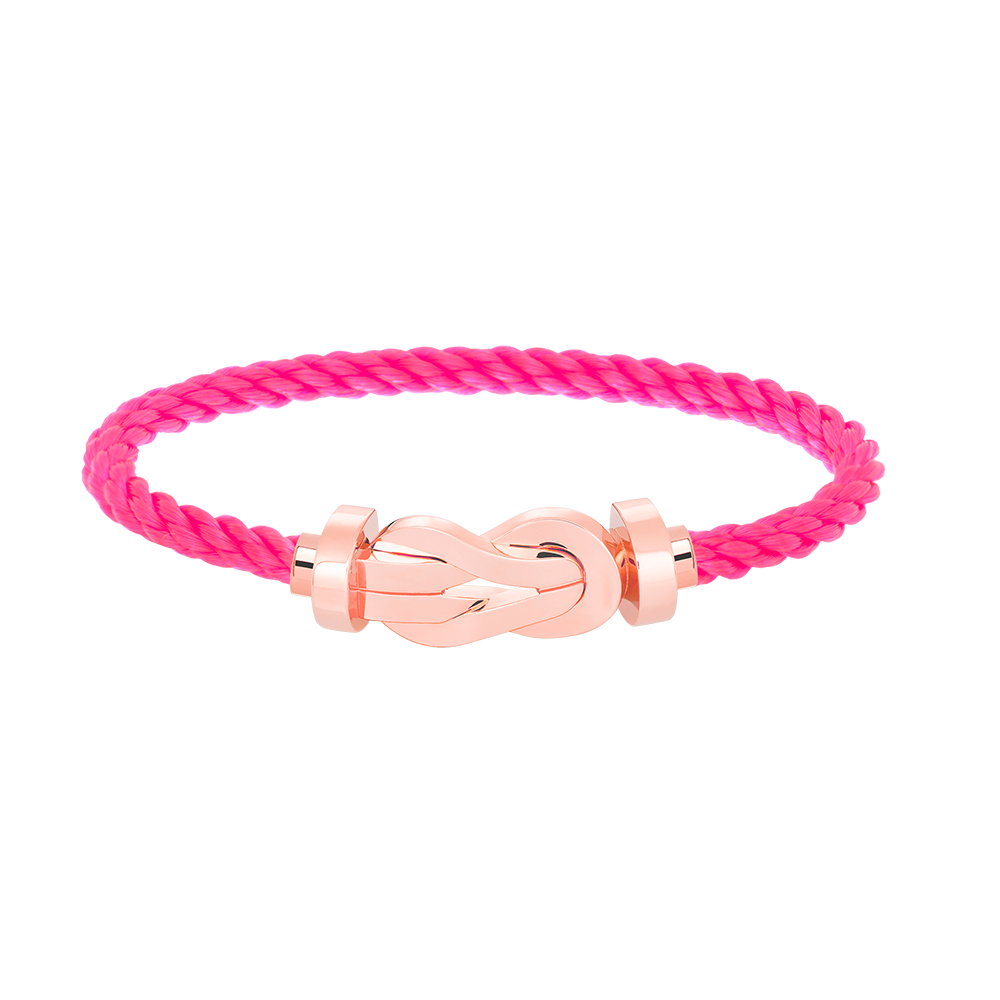 [Joyas Regalia] PULSERA GRANDE CHANCE DE 8 FIGURAS SIN DIAMANTES EN ORO ROSA