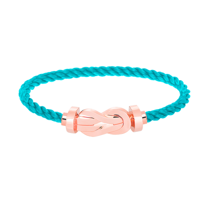 [Joyas Regalia] PULSERA GRANDE CHANCE DE 8 FIGURAS SIN DIAMANTES EN ORO ROSA