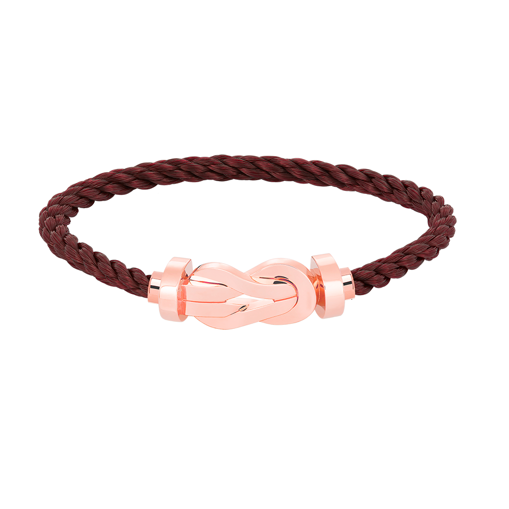 [Joyas Regalia] PULSERA GRANDE CHANCE DE 8 FIGURAS SIN DIAMANTES EN ORO ROSA