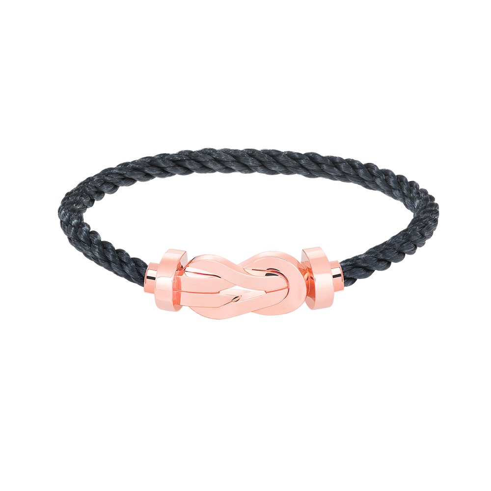 [Joyas Regalia] PULSERA GRANDE CHANCE DE 8 FIGURAS SIN DIAMANTES EN ORO ROSA