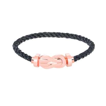 [Joyas Regalia] PULSERA GRANDE CHANCE DE 8 FIGURAS SIN DIAMANTES EN ORO ROSA