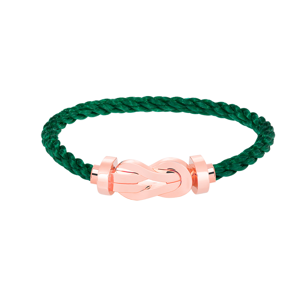 [Joyas Regalia] PULSERA GRANDE CHANCE DE 8 FIGURAS SIN DIAMANTES EN ORO ROSA