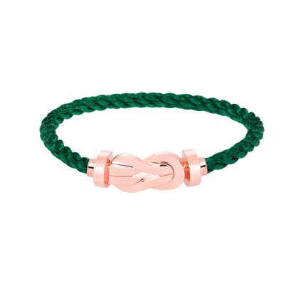 [Joyas Regalia] PULSERA GRANDE CHANCE DE 8 FIGURAS SIN DIAMANTES EN ORO ROSA