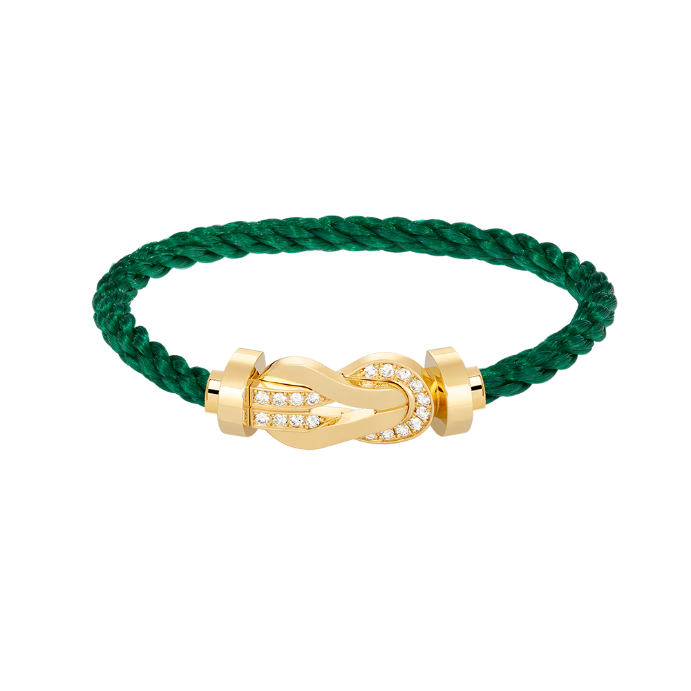 [Bijoux Regalia]CHANCE GRAND BRACELET BOUCLE 8 CHIFFRES DEMI DIAMANT OR
