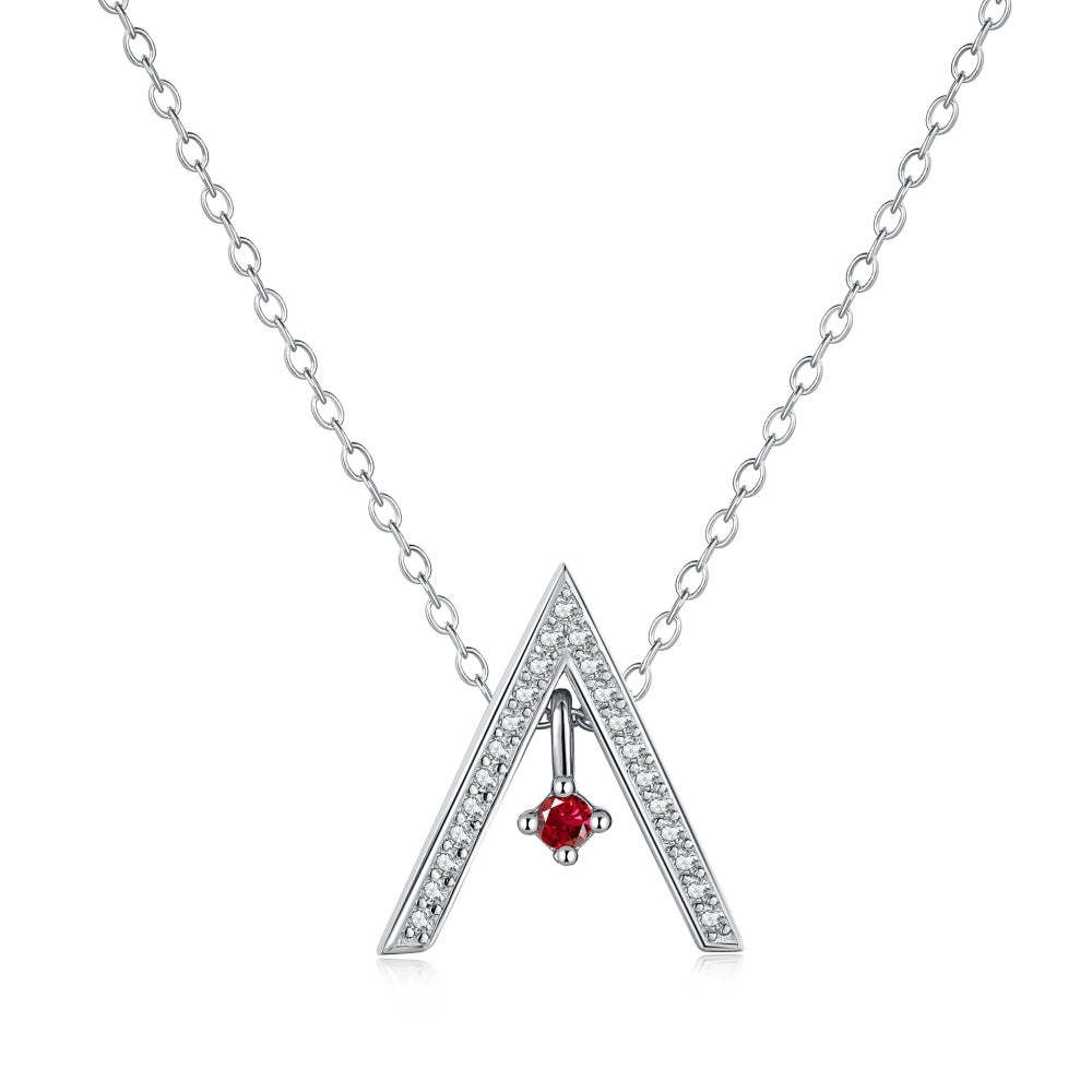 [Bijoux Regalia] Collier scintillant en forme de « A »