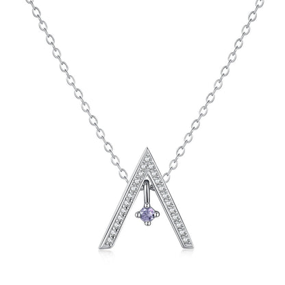 [Bijoux Regalia] Collier scintillant en forme de « A »