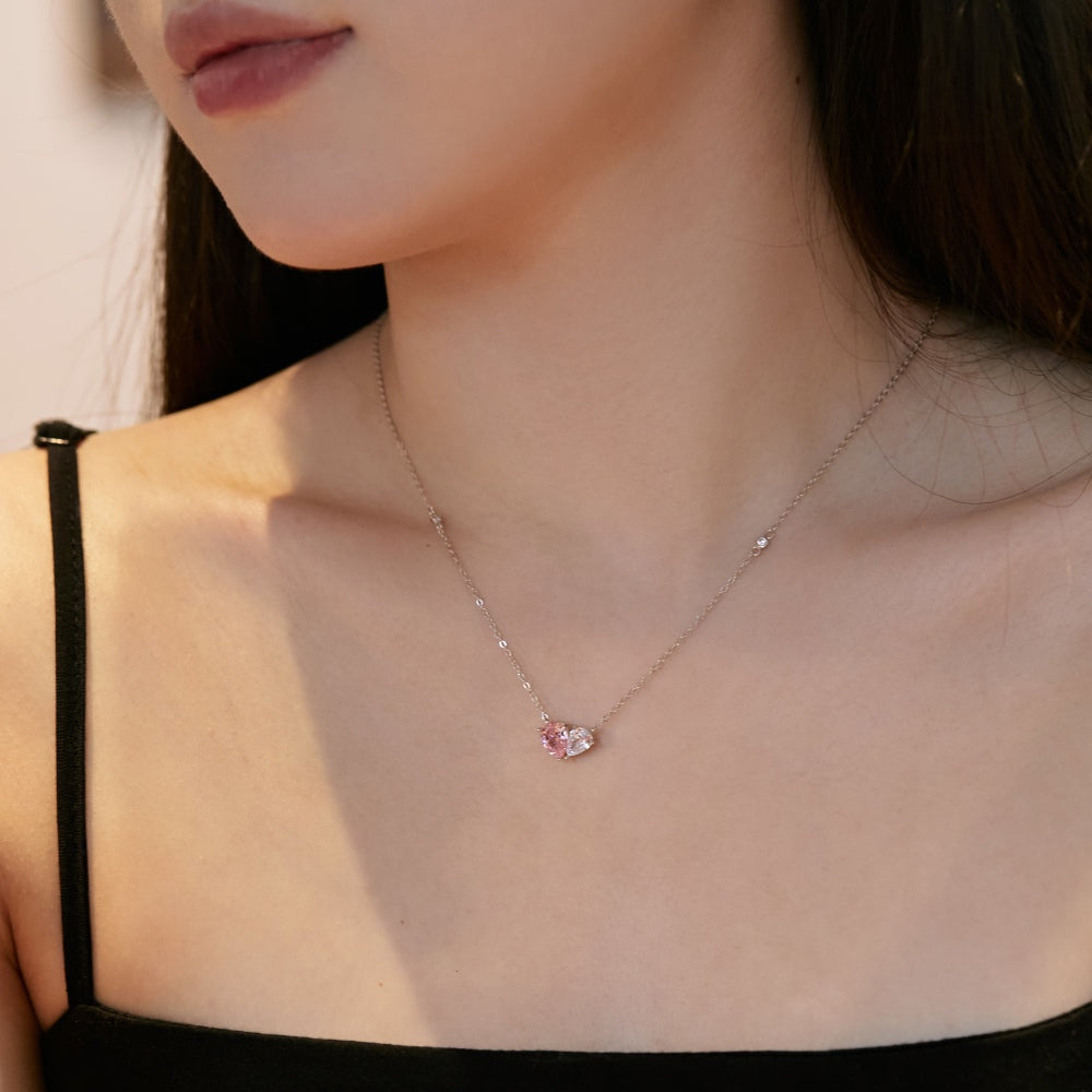 [Joyas Regalia]Collar único en forma de corazón
