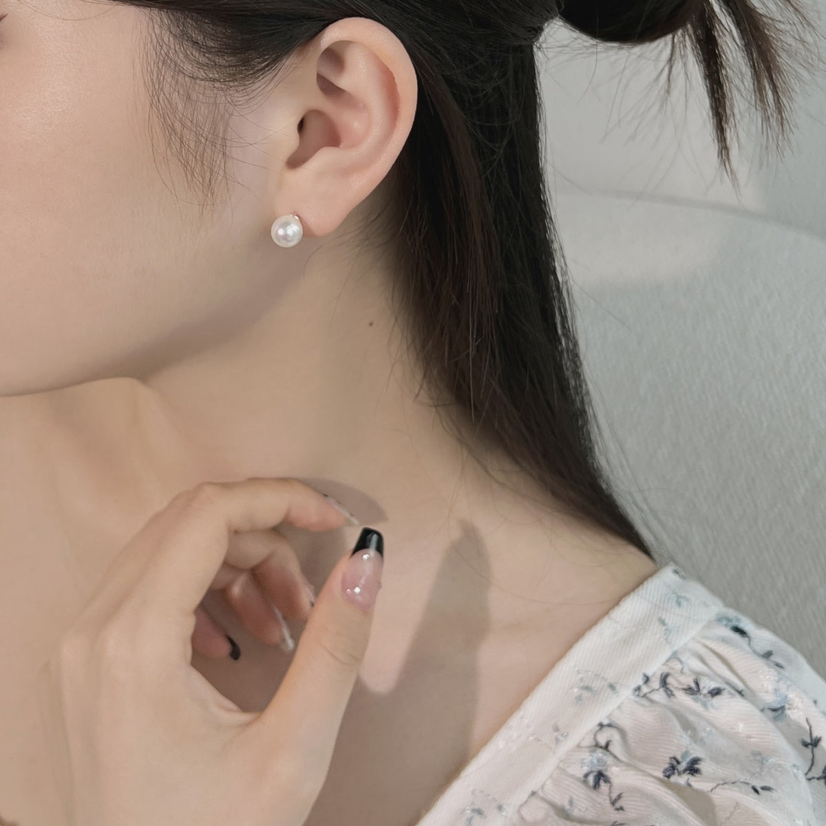 [Joyas Regalia]Pendientes de perlas delicadas