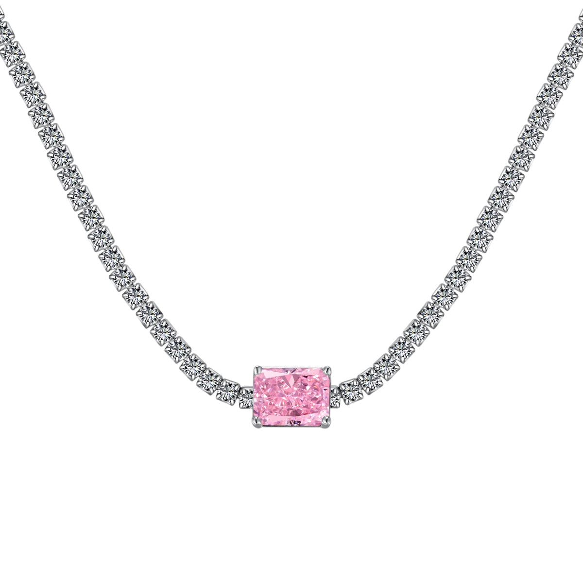 [Joyas Regalia] Collar de talla esmeralda ornamentada de 2,0 quilates