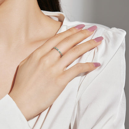 [Bijoux Regalia] Bague quotidienne de forme ronde éclatante