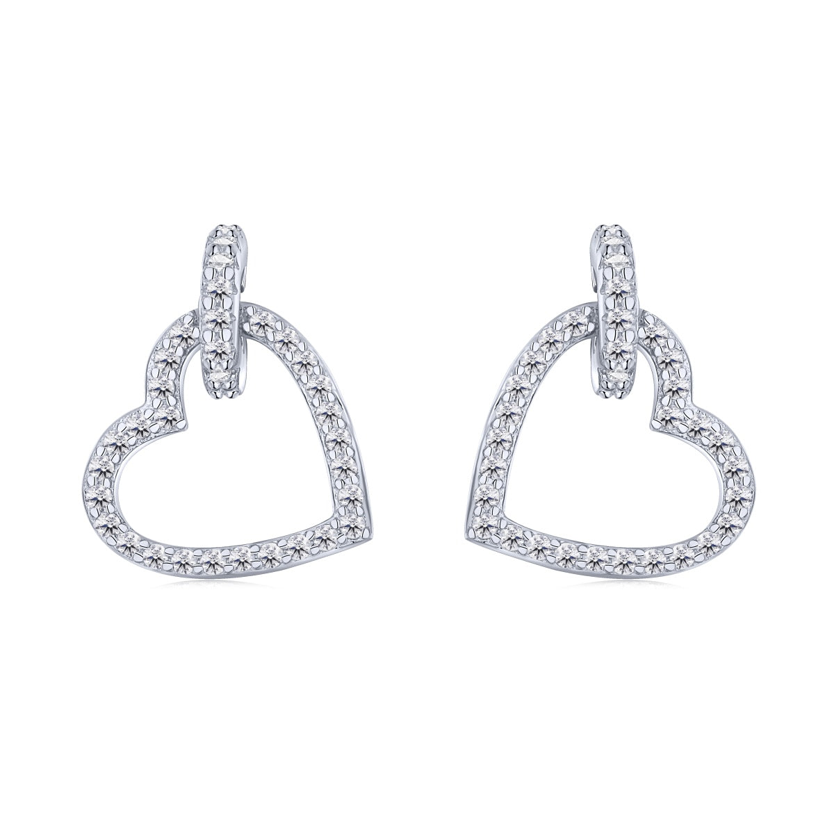 [Joyas Regalia] Delicados pendientes en forma de corazón