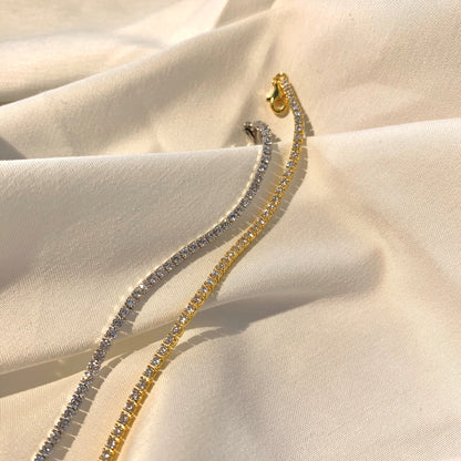 [Joyas Regalia] Pulsera de tenis con corte princesa brillante y radiante