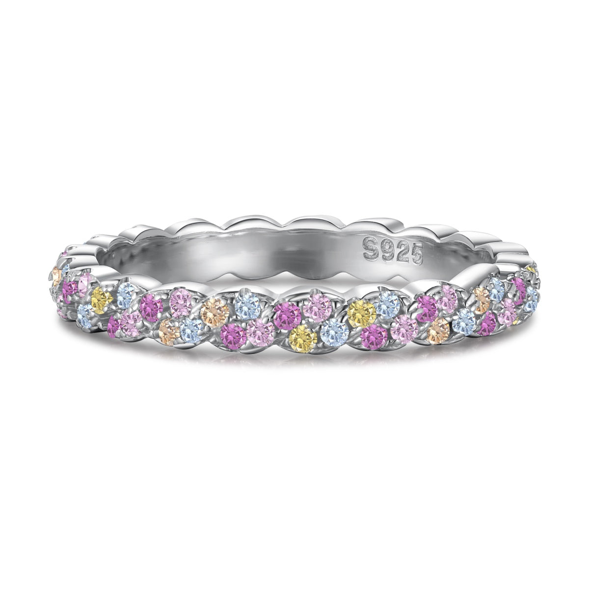 [Joyas Regalia] Anillo diario de corte redondo, delicado y exuberante