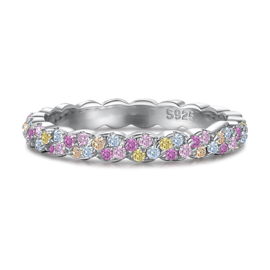 [Bijoux Regalia] Bague quotidienne délicate et éclatante à taille ronde