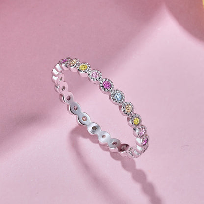 [Joyas Regalia] Anillo diario de corte redondo brillante y radiante