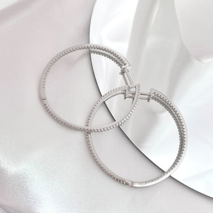 [Bijoux Regalia] Boucles d'oreilles créoles larges populaires