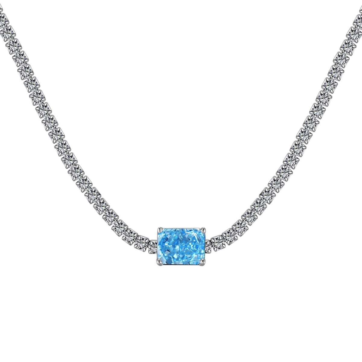 [Joyas Regalia] Collar de talla esmeralda ornamentada de 2,0 quilates