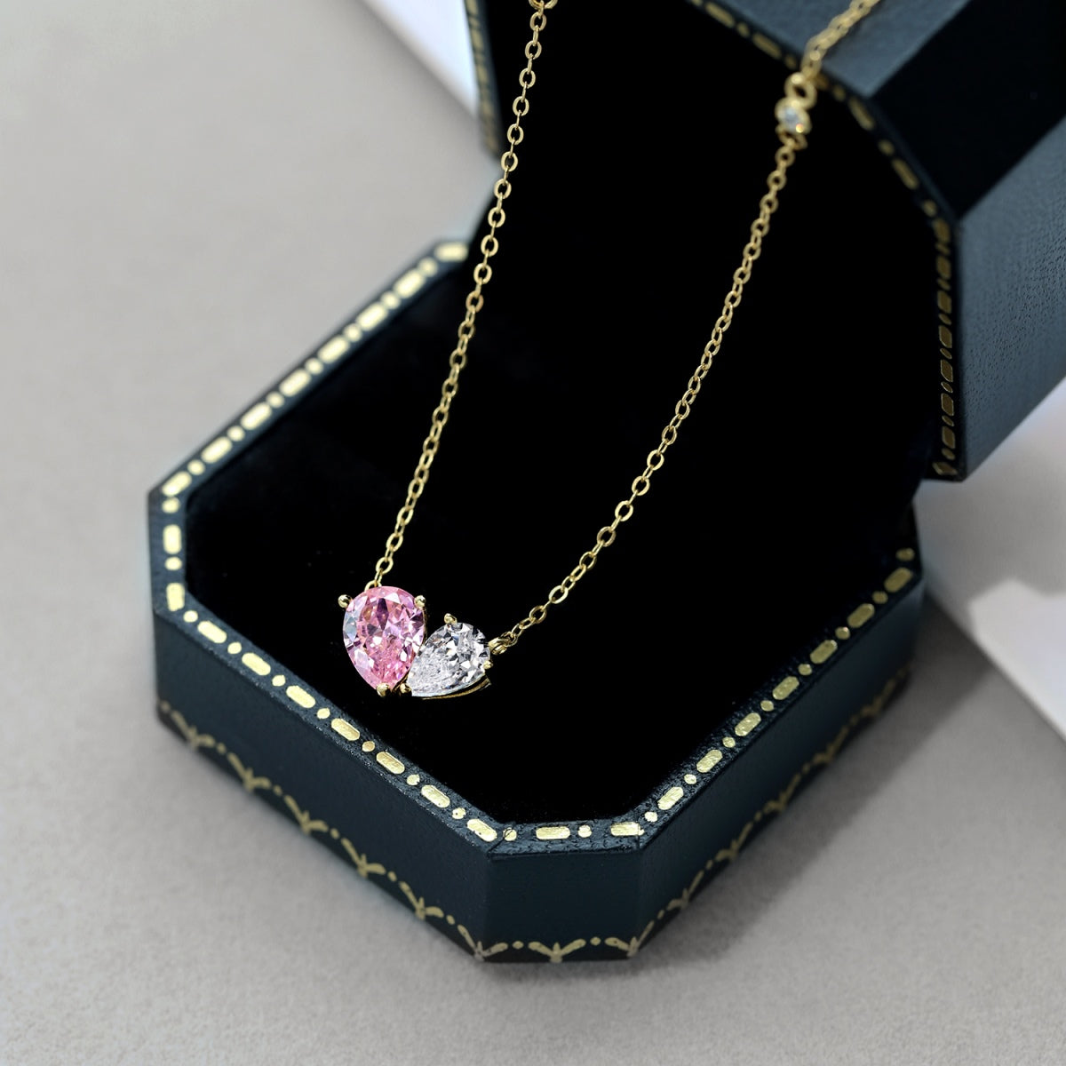 [Joyas Regalia]Collar único en forma de corazón