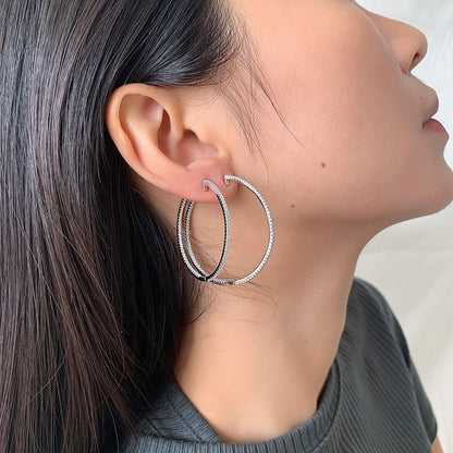 [Bijoux Regalia] Boucles d'oreilles créoles larges populaires