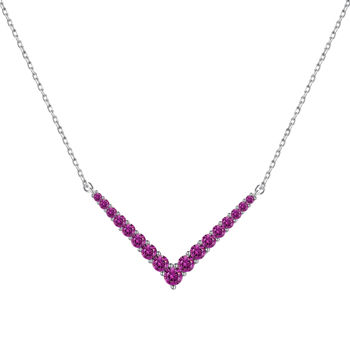 [Joyas Regalia]Collar adornado de corte redondo