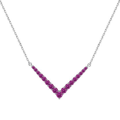 [Joyas Regalia]Collar adornado de corte redondo