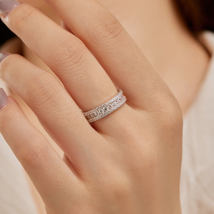 [Bijoux Regalia] Bague quotidienne délicate et colorée à coupe ronde