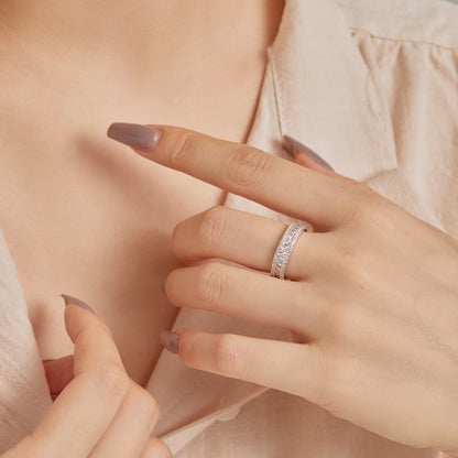 [Bijoux Regalia] Bague quotidienne délicate et colorée à coupe ronde