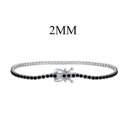 [Joyas Regalia] Pulsera de fiesta con corte redondo, radiante y colorida
