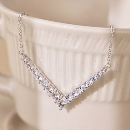 [Joyas Regalia]Collar adornado de corte redondo