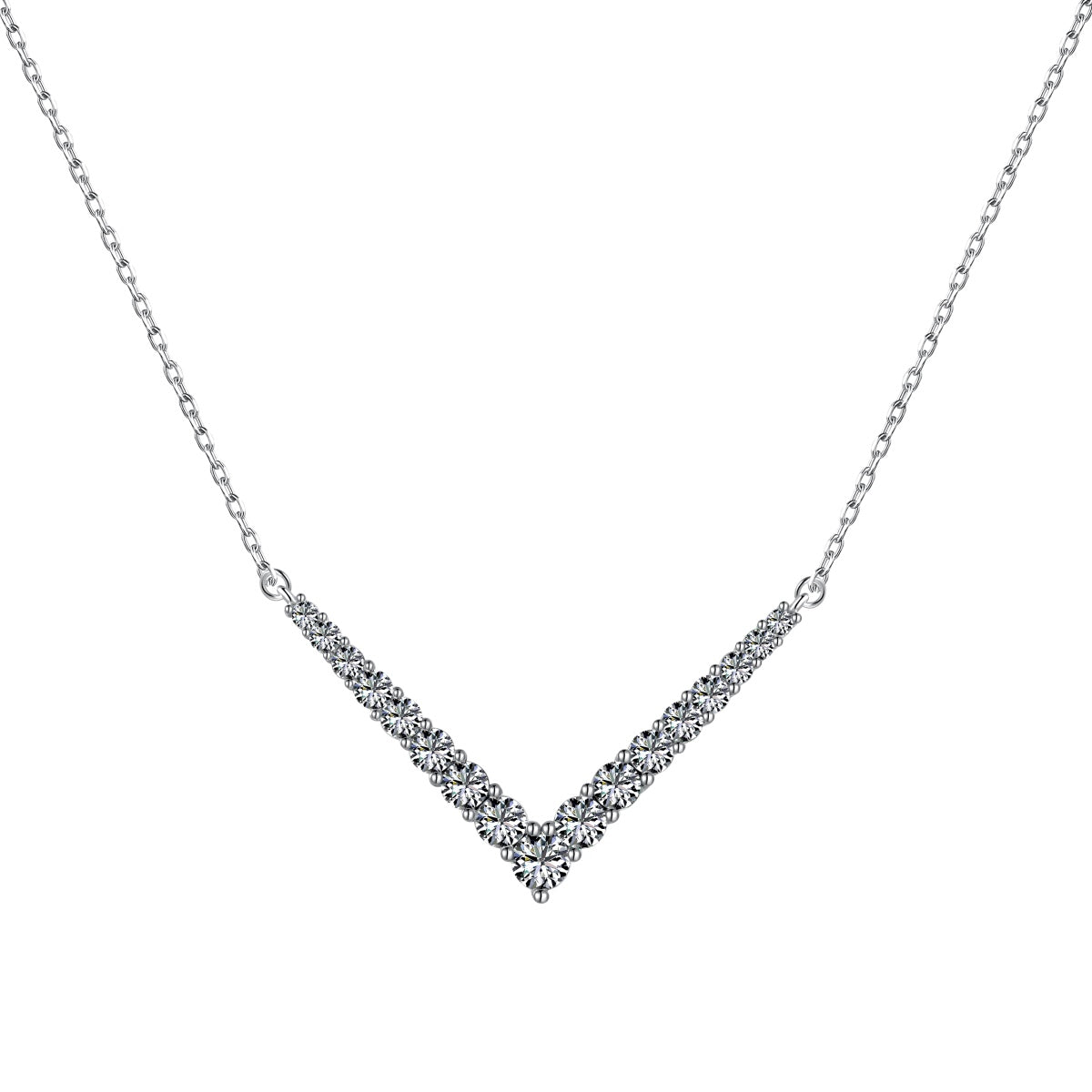 [Joyas Regalia]Collar adornado de corte redondo