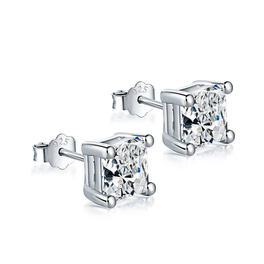 [Bijoux Regalia] Boucles d'oreilles délicates de forme carrée