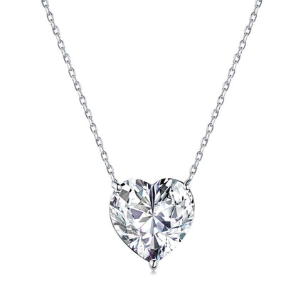 [Joyas Regalia] Collar con forma de corazón radiante de 6,0 quilates
