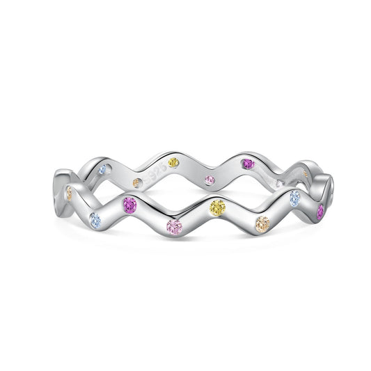 [Bijoux Regalia] Bague quotidienne ronde ornée et vibrante