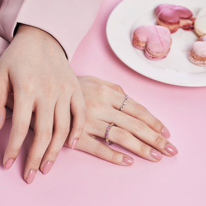 [Joyas Regalia] Anillo diario elegante y energético de corte redondo