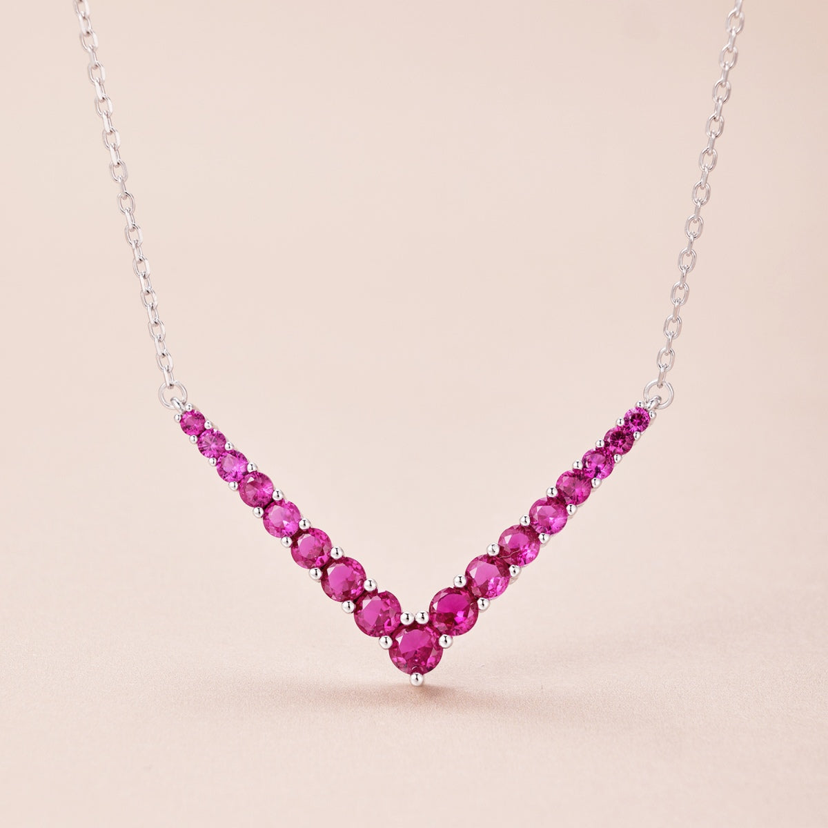 [Joyas Regalia]Collar adornado de corte redondo