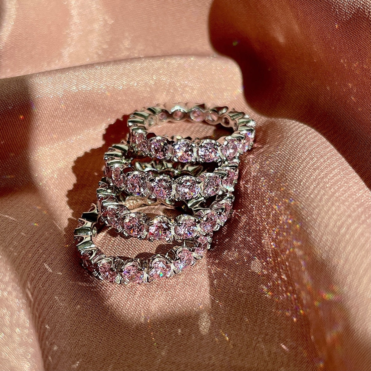 [Bijoux Regalia] Bague tennis ronde éternité