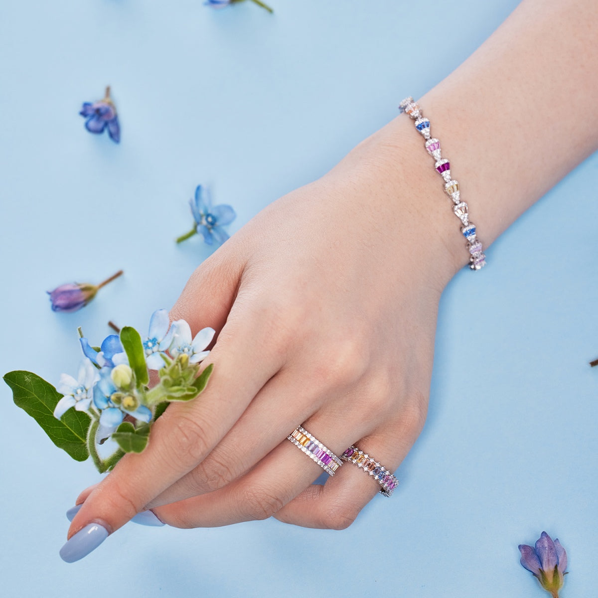 [Bijoux Regalia] Bracelet quotidien en forme de goutte d'eau rayonnante