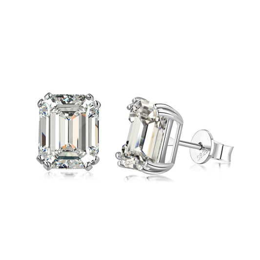 [Joyas Regalia] Pendientes de forma cuadrada deslumbrantes
