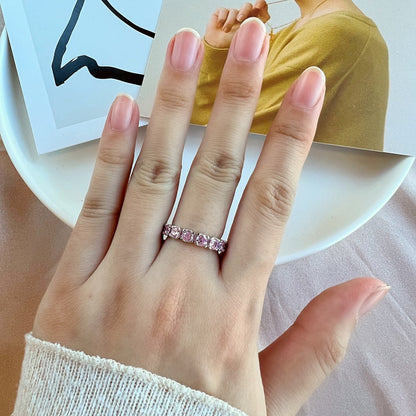 [Bijoux Regalia] Bague tennis ronde éternité