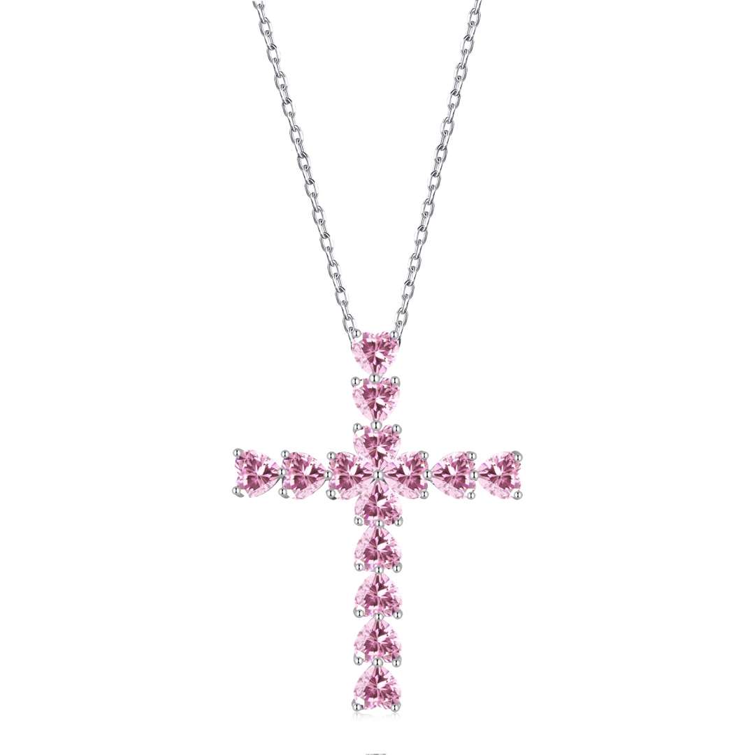 [Joyas Regalia]Collar con forma de cruz radiante