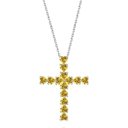 [Joyas Regalia]Collar con forma de cruz radiante